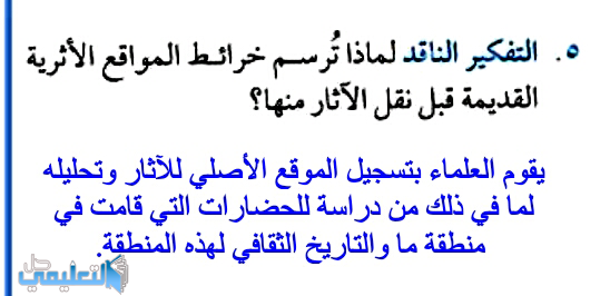 التفكير الناقد لماذا ترسم خرائط المواقع الاثرية القديمة قبل نقل الاثار منها